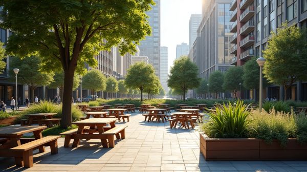 Choisir un fournisseur de mobilier urbain pour un espacepublic durable